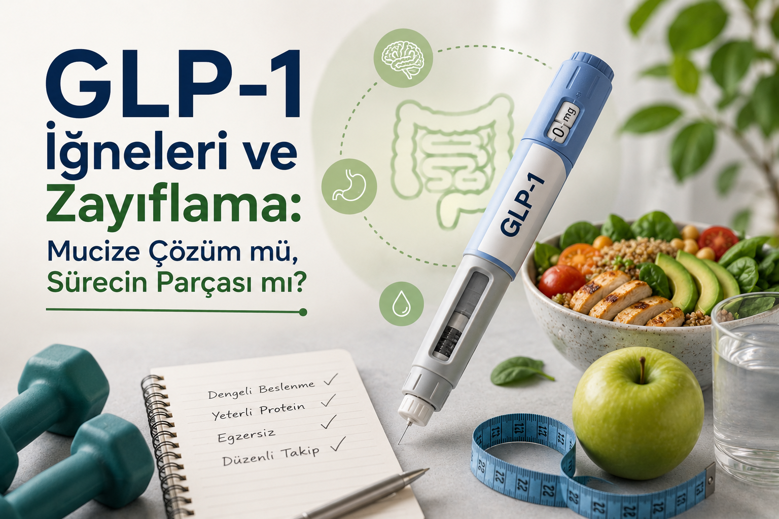 GLP-1 İğneleri ve Zayıflama: Mucize Çözüm mü, Sürecin Parçası mı?